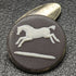 British Vintage Wedgwood Horse Relief Sterling Silver Cufflinks in Case